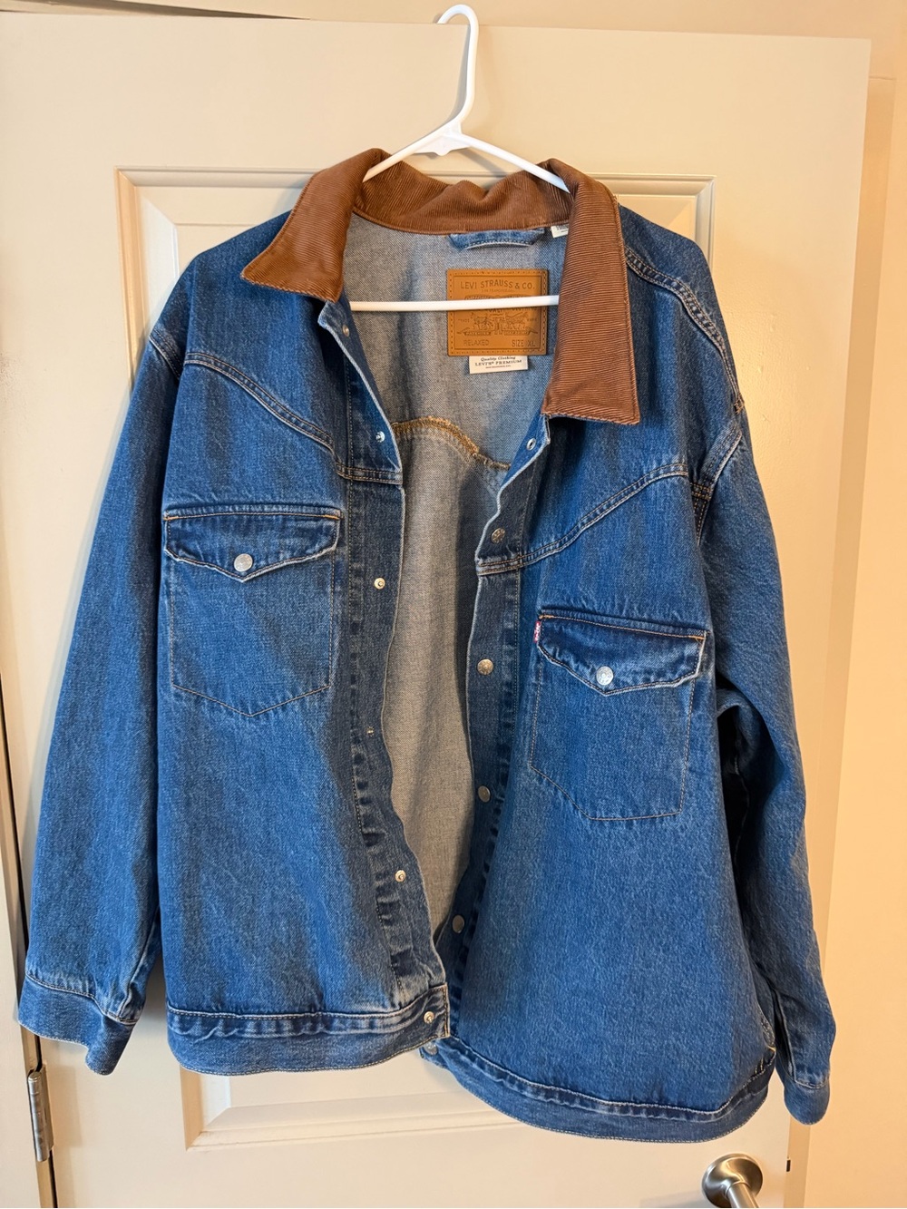 Levi's Men's Blue Western Denim Jacket XL